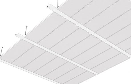 Kovový podhled LMD-B 100 pohled zdola