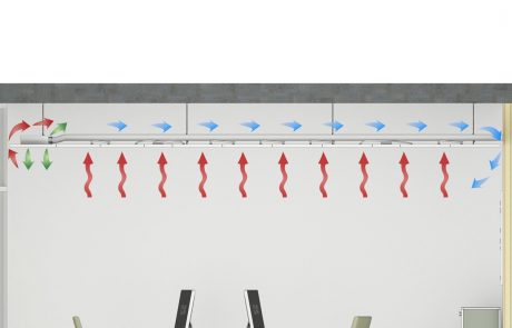 Hybridní podhled Plafotherm® B/E AirHybrid