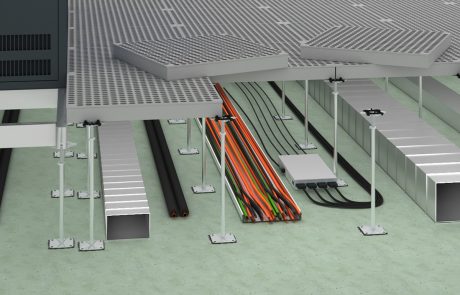 Zdvojená podlaha OCTOGRATE detail konstrukce