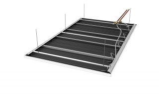 Ostrůvkový podhled Plafotherm® DS 315 pohled shora